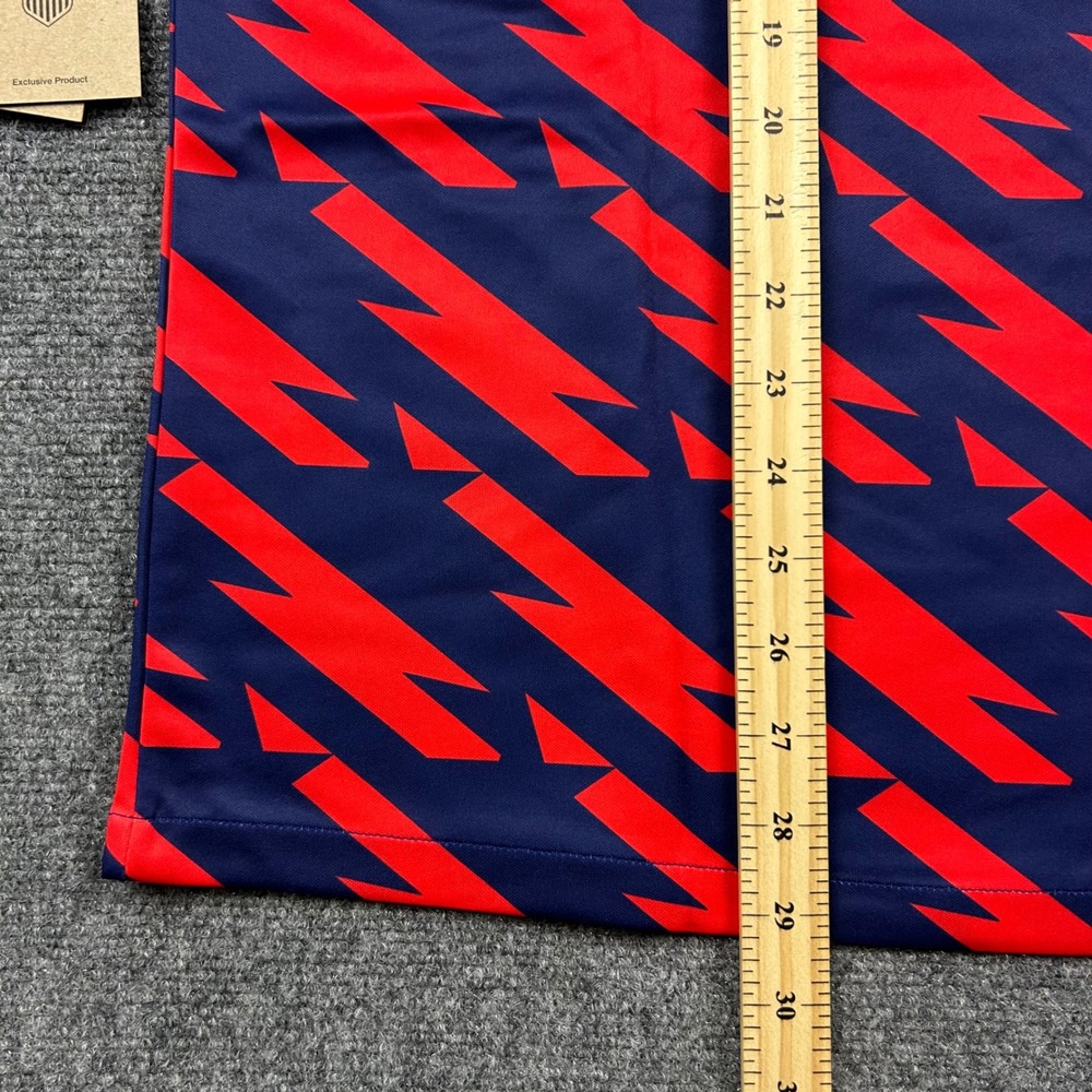Nike USWNT Jersey Mens L Red Blue Dri Fit 2023 USA Soccer Academy Pro Pre-Match - Picture 13 of 14